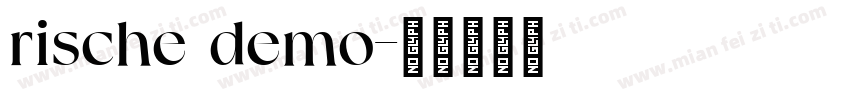 rische demo字体转换